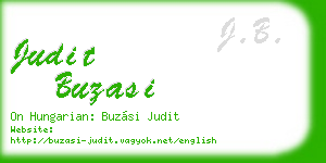 judit buzasi business card