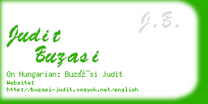 judit buzasi business card